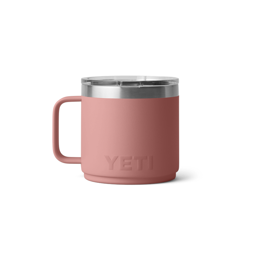 YETI Rambler® 14 oz (414 ml) Stackable Mug Sandstone Pink