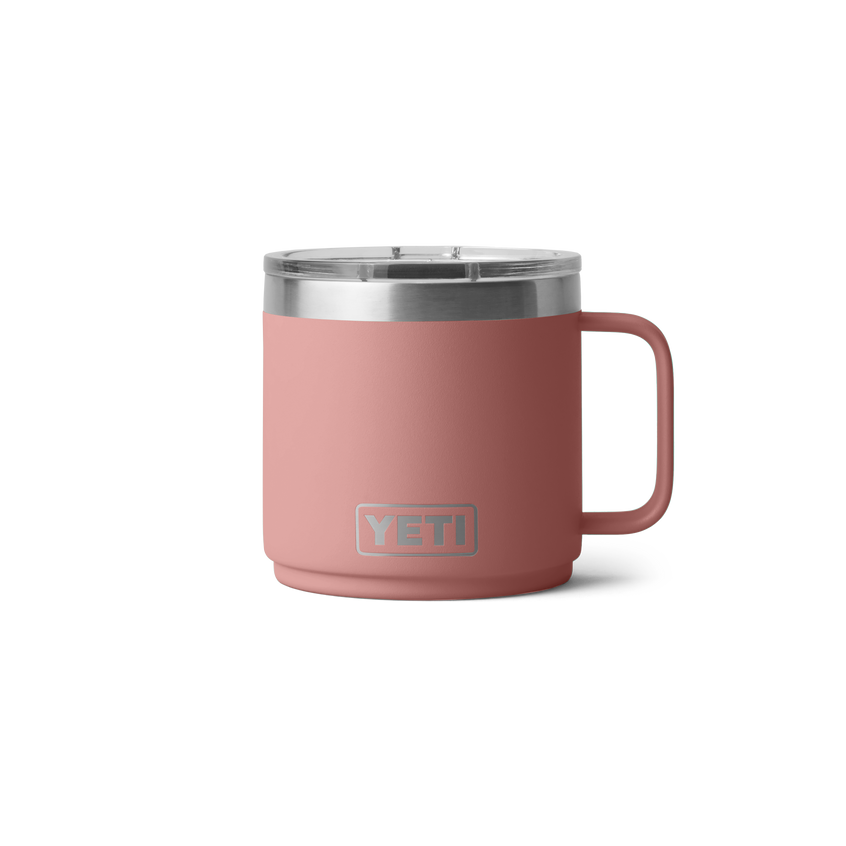 YETI Rambler® 14 oz (414 ml) Stackable Mug Sandstone Pink