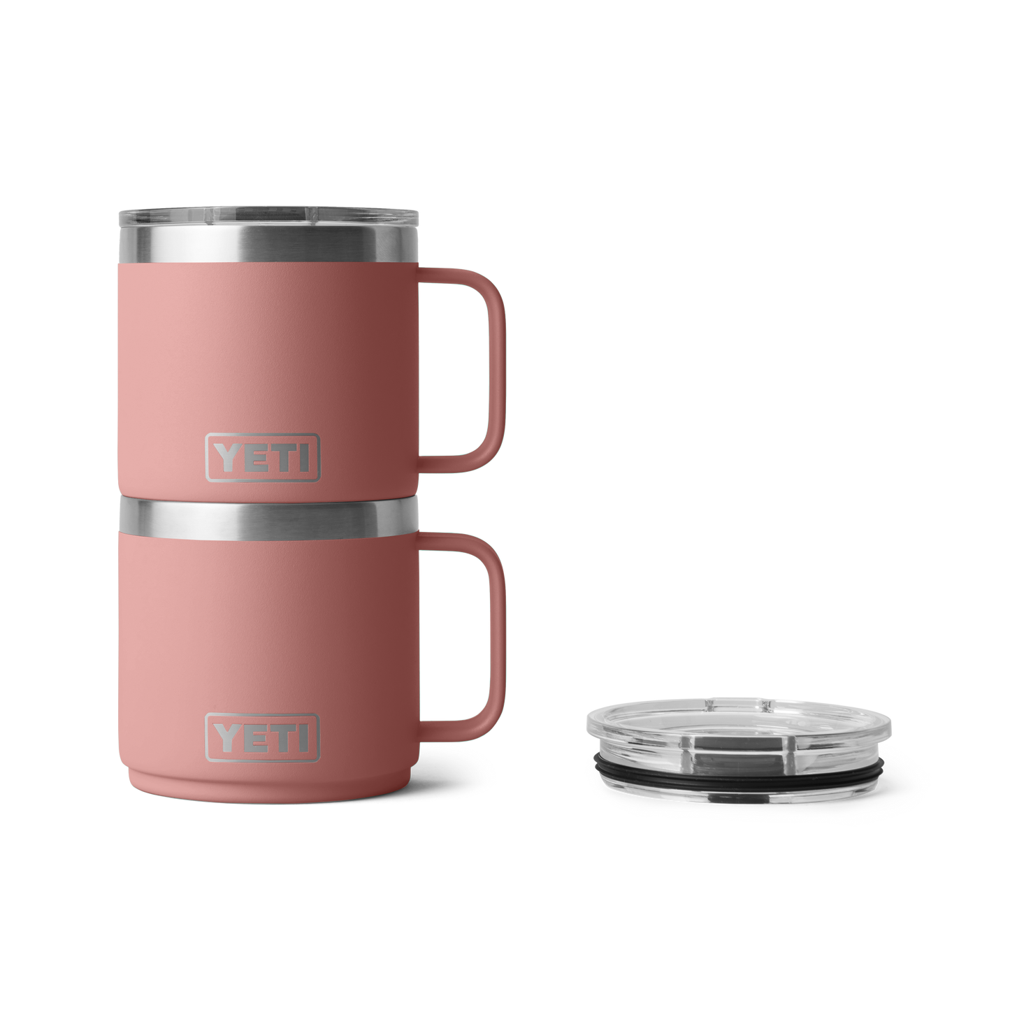 YETI Rambler® 14 oz (414 ml) Stackable Mug Sandstone Pink