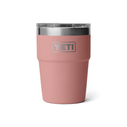YETI Rambler® 16 oz (475 ml) Stackable Cup Sandstone Pink