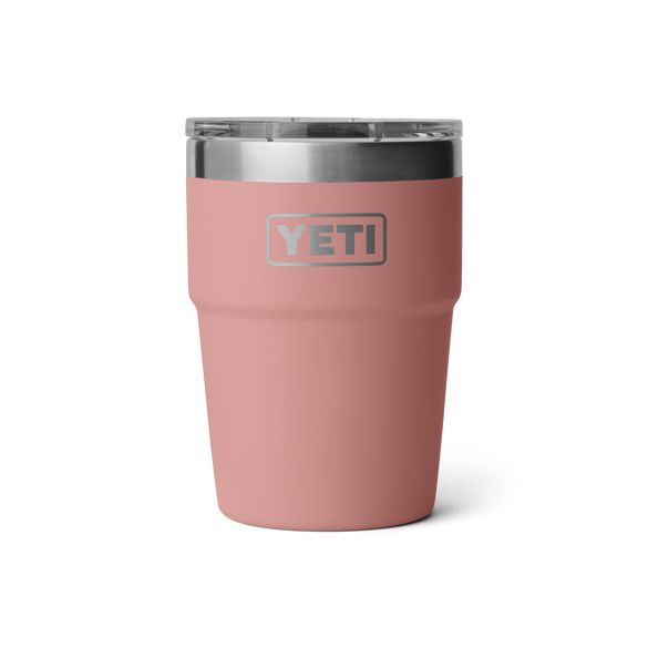 YETI Rambler® 16 oz (475 ml) Stackable Cup Sandstone Pink