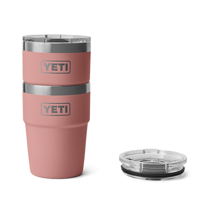 YETI Rambler® 16 oz (475 ml) Stackable Cup Sandstone Pink