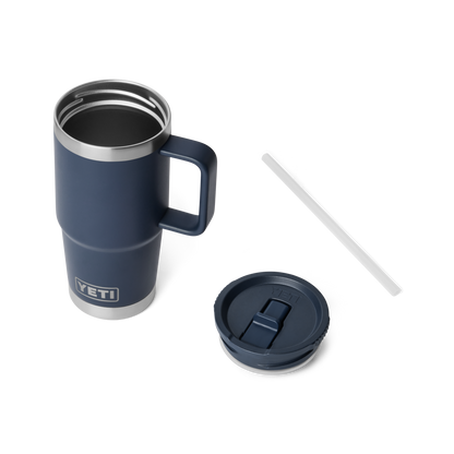 YETI Rambler® 20 oz (591 ml) Travel Straw Mug Navy