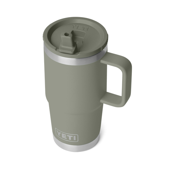 YETI Rambler® 20 oz (591 ml) Travel Straw Mug Pampa Green