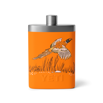 YETI™ Flask Upland Bird King Crab Orange