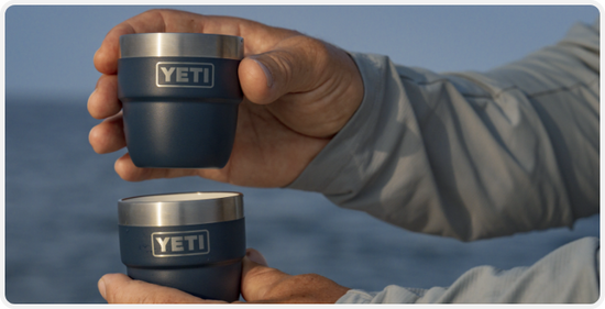 Decide best two to gift. Colour choices: yellow, seafoam or navy (not in  pic). Size choices: originals 30/20oz or Stackable 26/16oz. : r/YetiCoolers