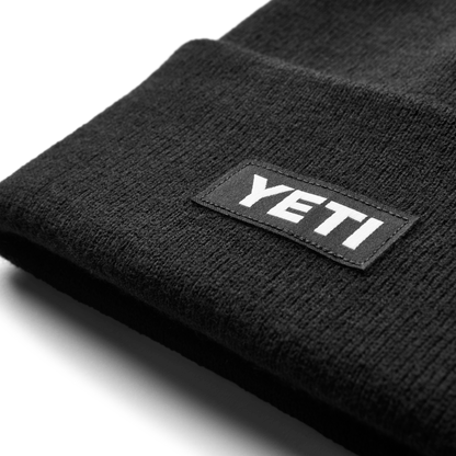 YETI Logo Beanie Black
