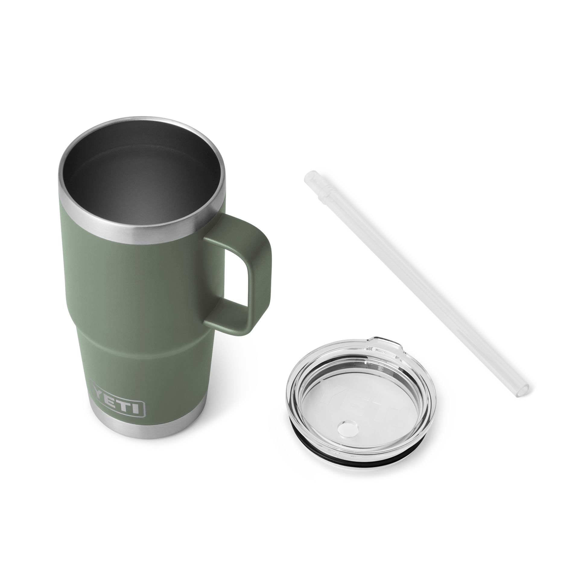 YETI Rambler® 25 oz (710 ml) Straw Mug Camp Green