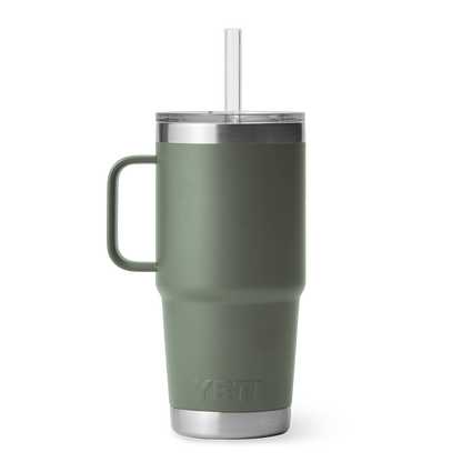 YETI Rambler® 25 oz (710 ml) Straw Mug Camp Green