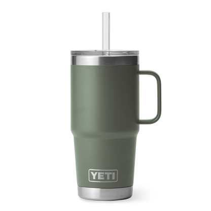 YETI Rambler® 25 oz (710 ml) Straw Mug Camp Green