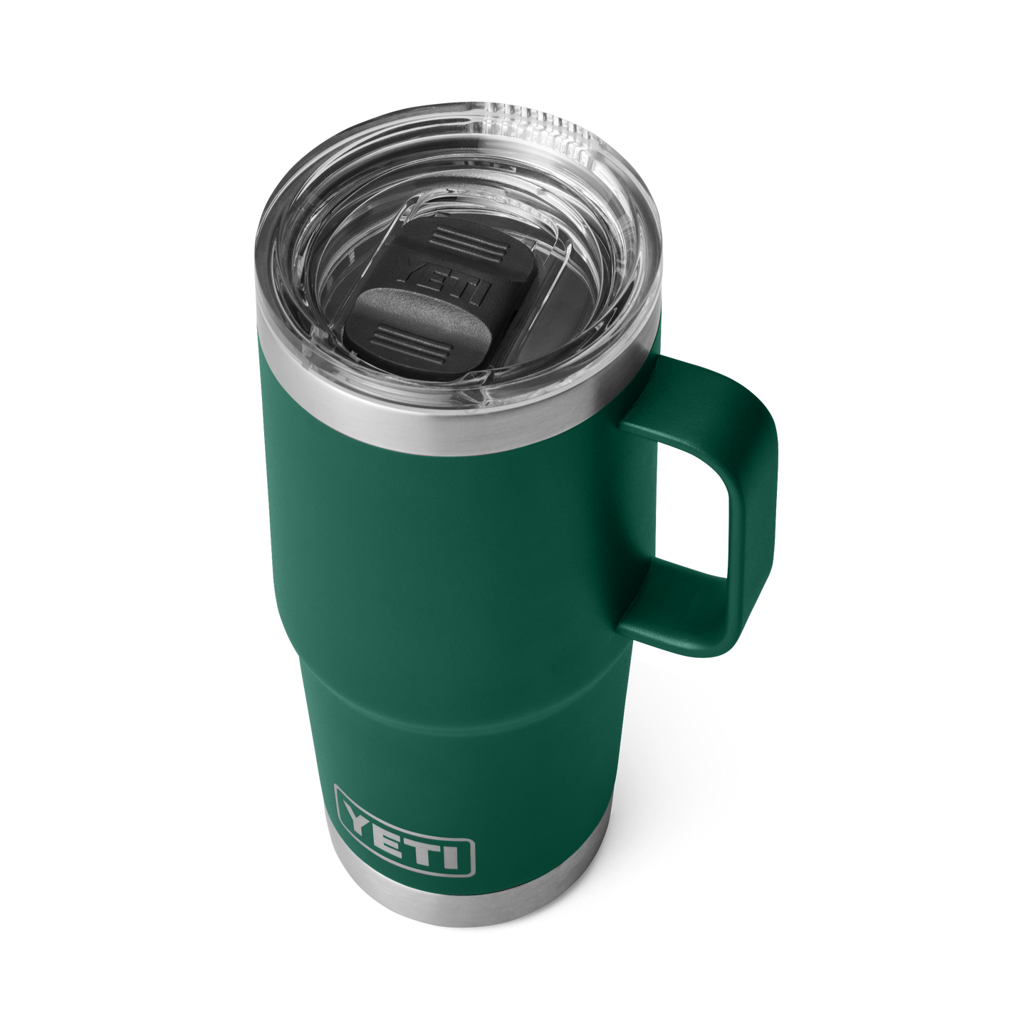 YETI Rambler® 20 oz (591 ml) Travel Mug Black Forest Green