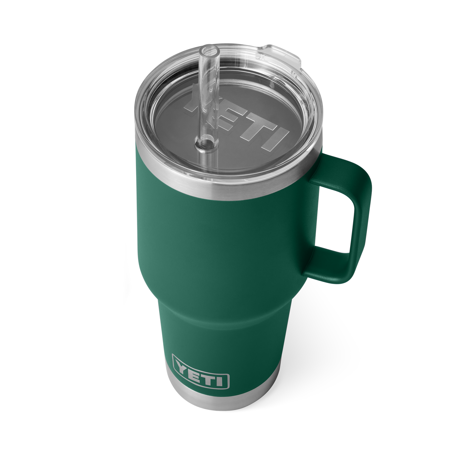 YETI Rambler® 35 oz (1 l) Straw Mug Black Forest Green