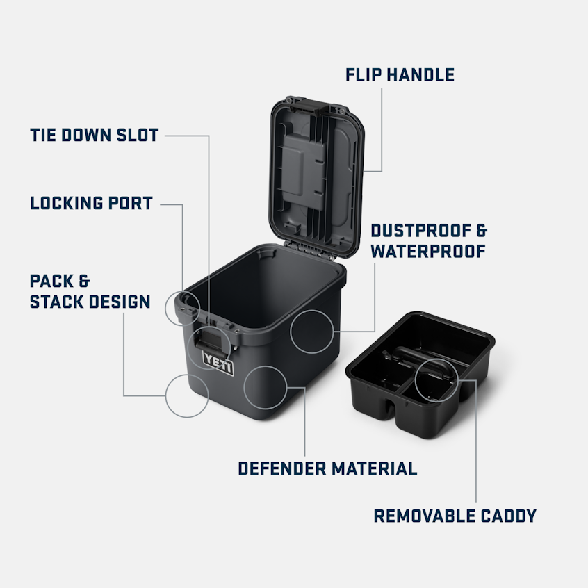 YETI LoadOut® GoBox 15 Gear Case Camp Green