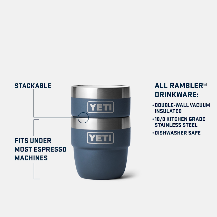YETI Rambler® 4 oz (118 ml) Stackable Cups Black
