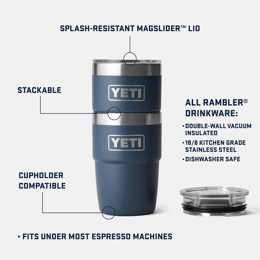 YETI Rambler® 8 oz (237 ml) Stackable Cup White