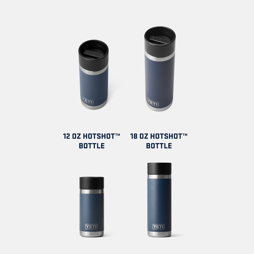 YETI Rambler® 12 oz (354 ml) Bottle With Hotshot Cap White
