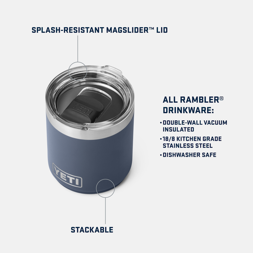 YETI Rambler® 10 OZ (296ml) Stackable Lowball Navy