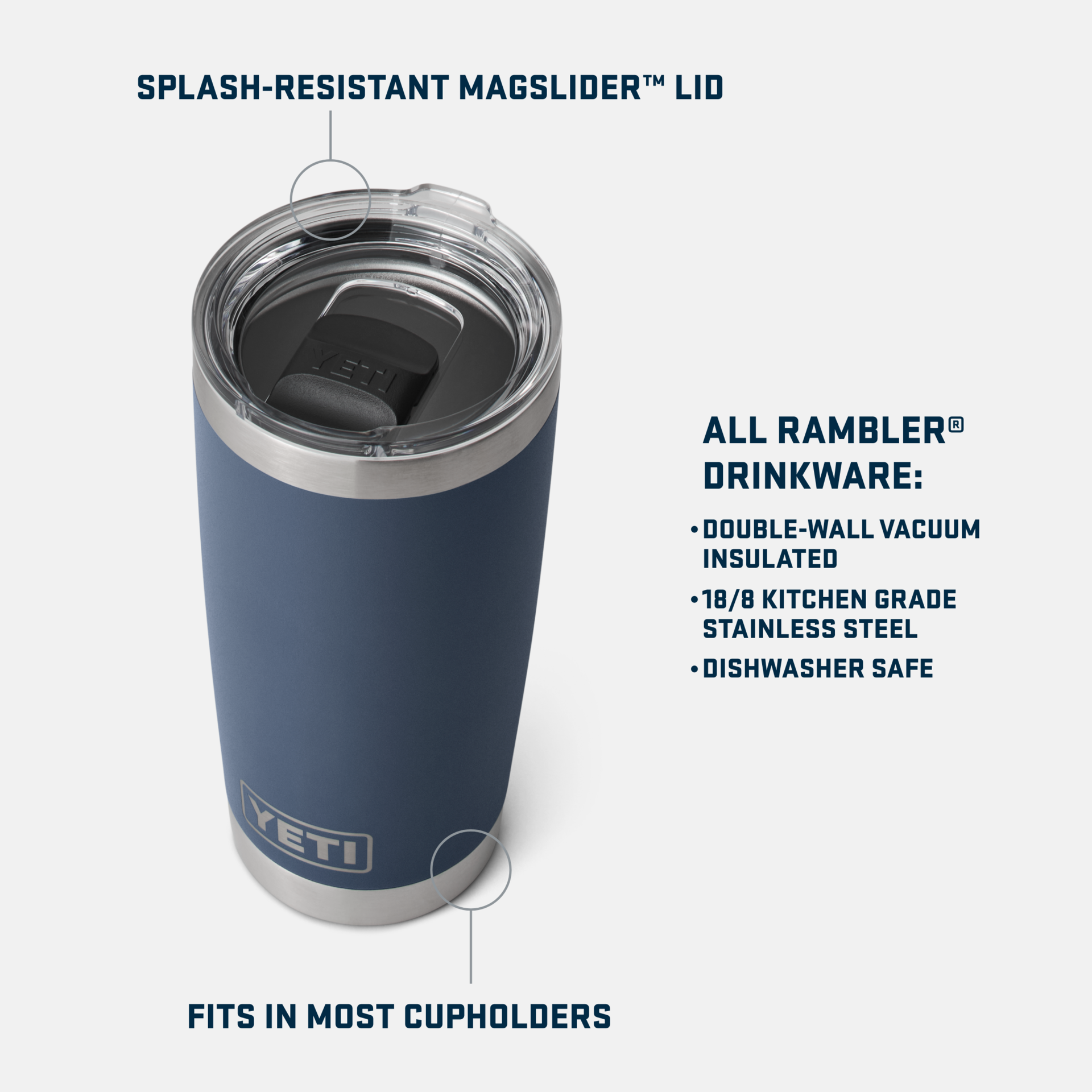 Rambler® 20 oz (591 ml) Tumbler – YETI UK LIMITED