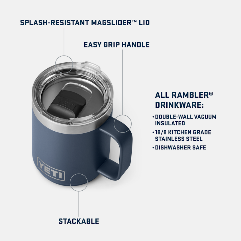YETI Rambler® 10 oz (296 ml) Mug Seafoam