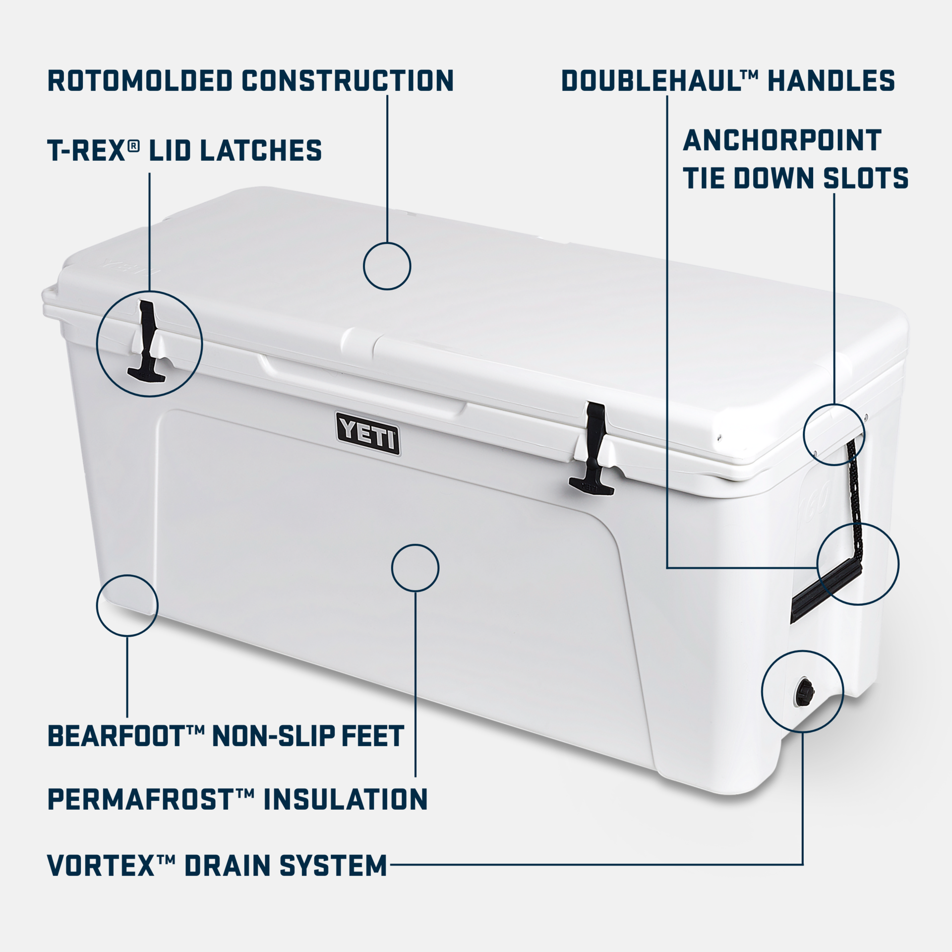 YETI Tundra® 160 Cool Box White