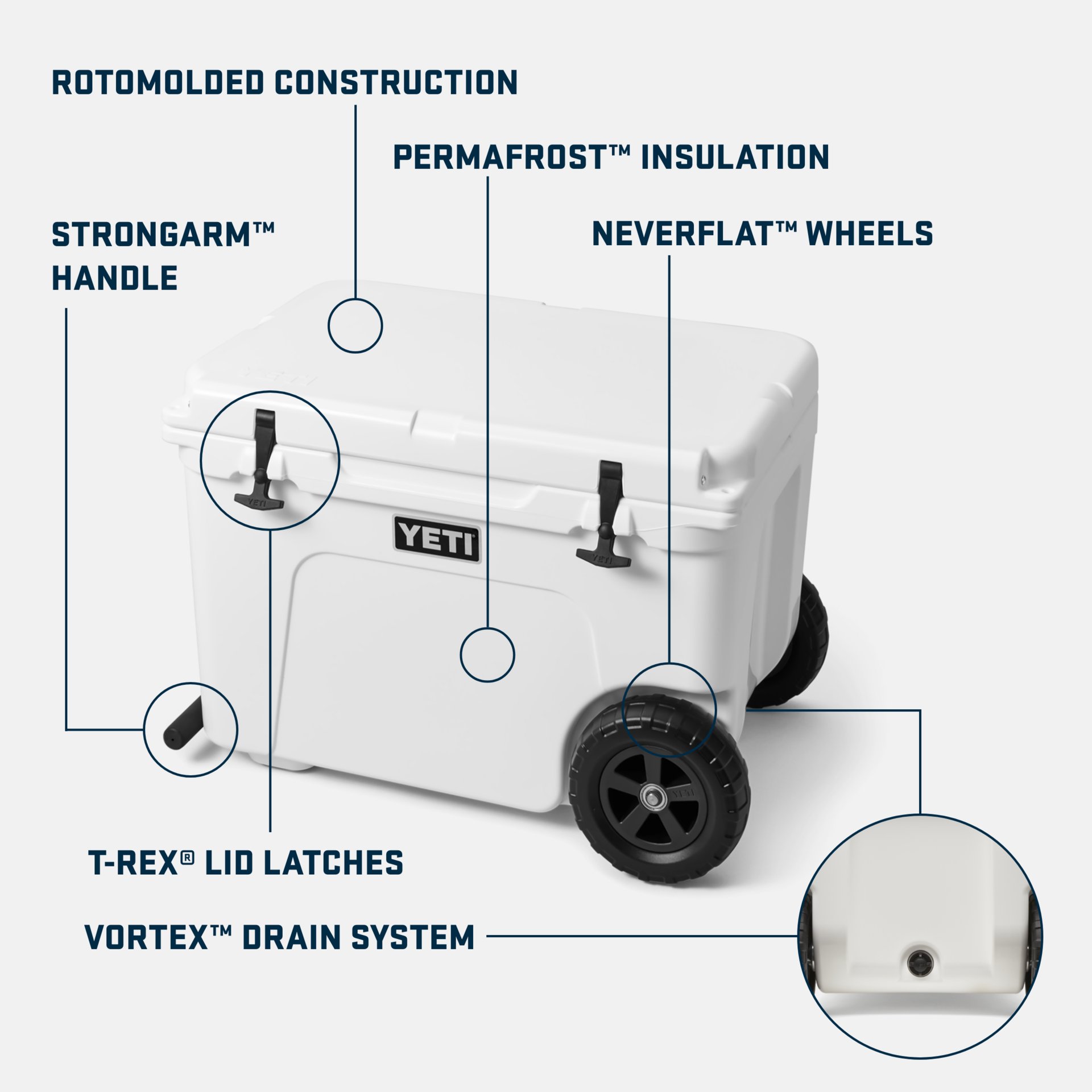 YETI Tundra Haul® Wheeled Cool Box Agave Teal