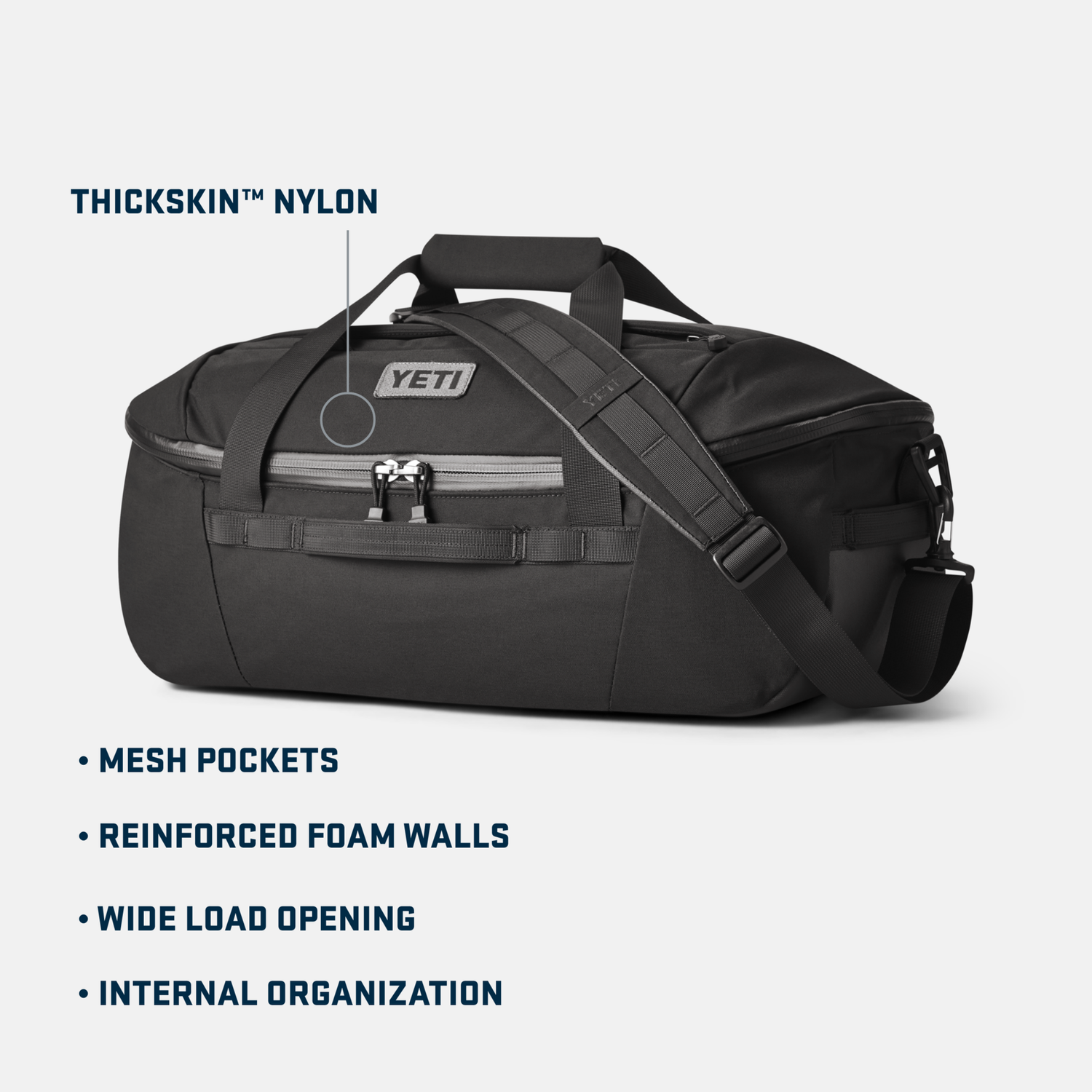 YETI Crossroads® 40L Duffel Black