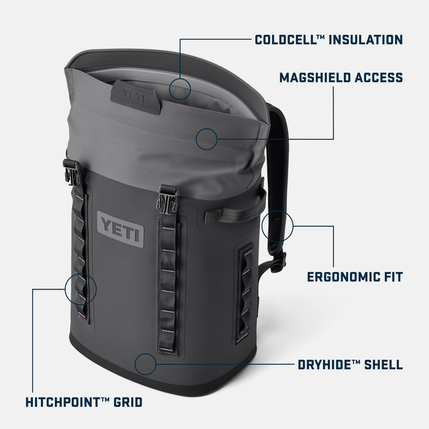 YETI Hopper® M20 Soft Backpack Cooler Charcoal