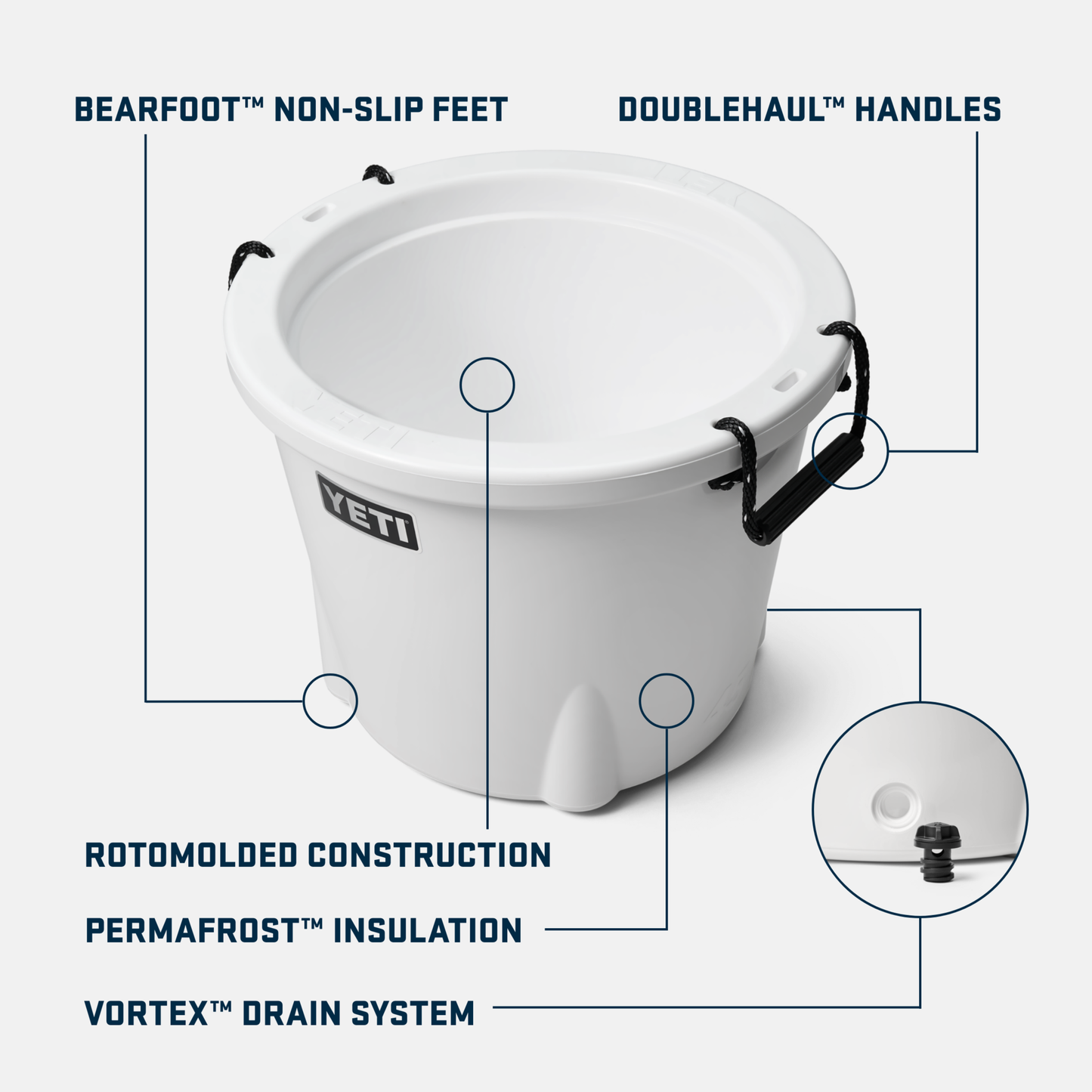 YETI YETI Tank® 45 Insulated Ice Bucket Tan