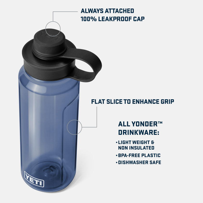 YETI Yonder™ 34 oz (1L) Water Bottle Navy