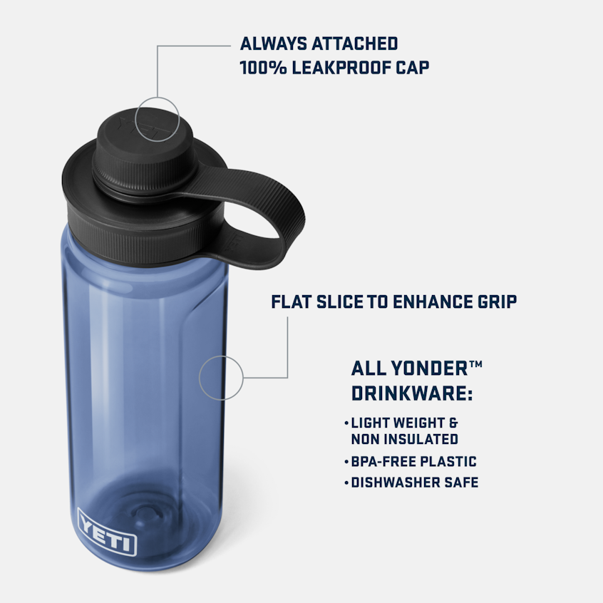 YETI Yonder™ 25 oz (750 ml) Water Bottle Clear