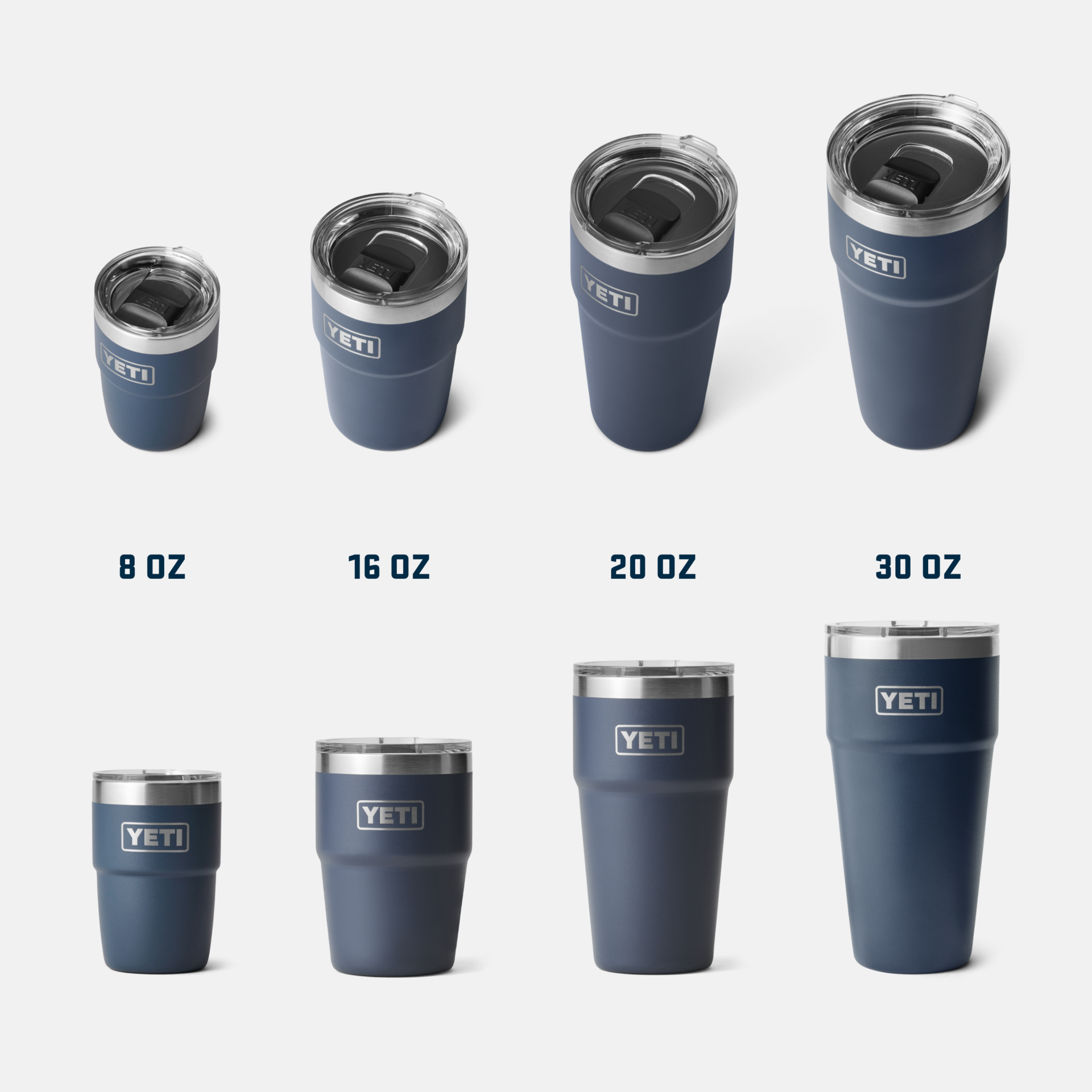 YETI Rambler® 20 oz (591 ml) Stackable Cup Rescue Red