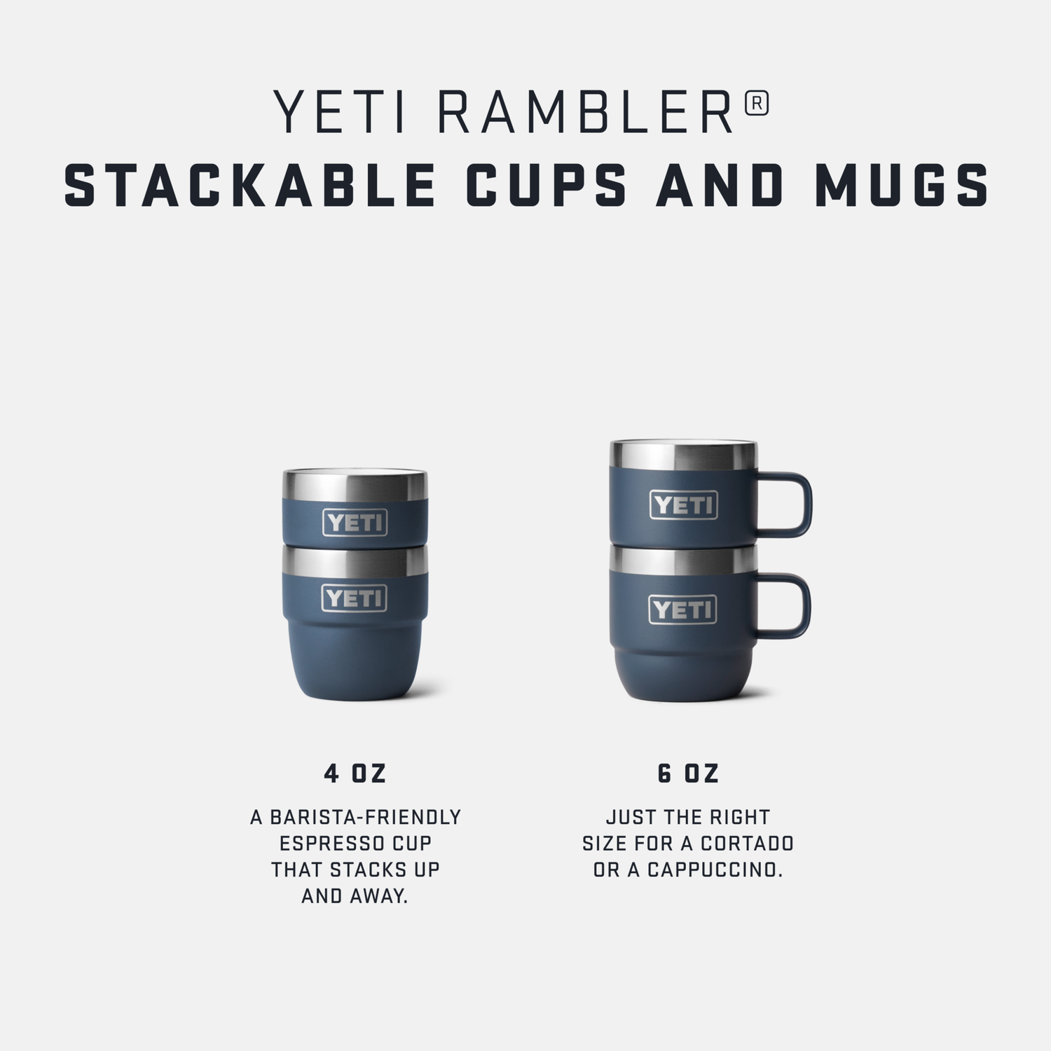 Rambler® 6 oz (177 ml) Stackable Mugs – YETI UK LIMITED