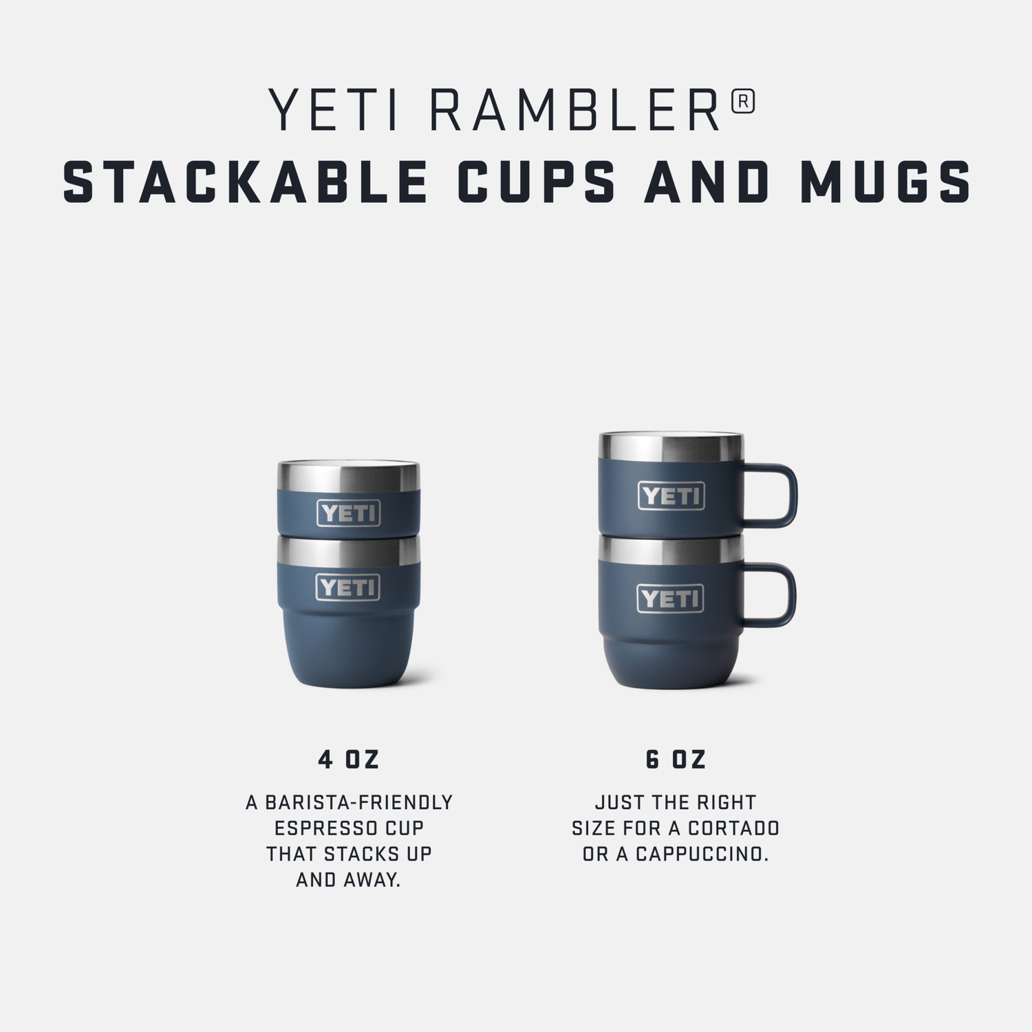 YETI Rambler® 6 oz (177 ml) Stackable Mugs King Crab