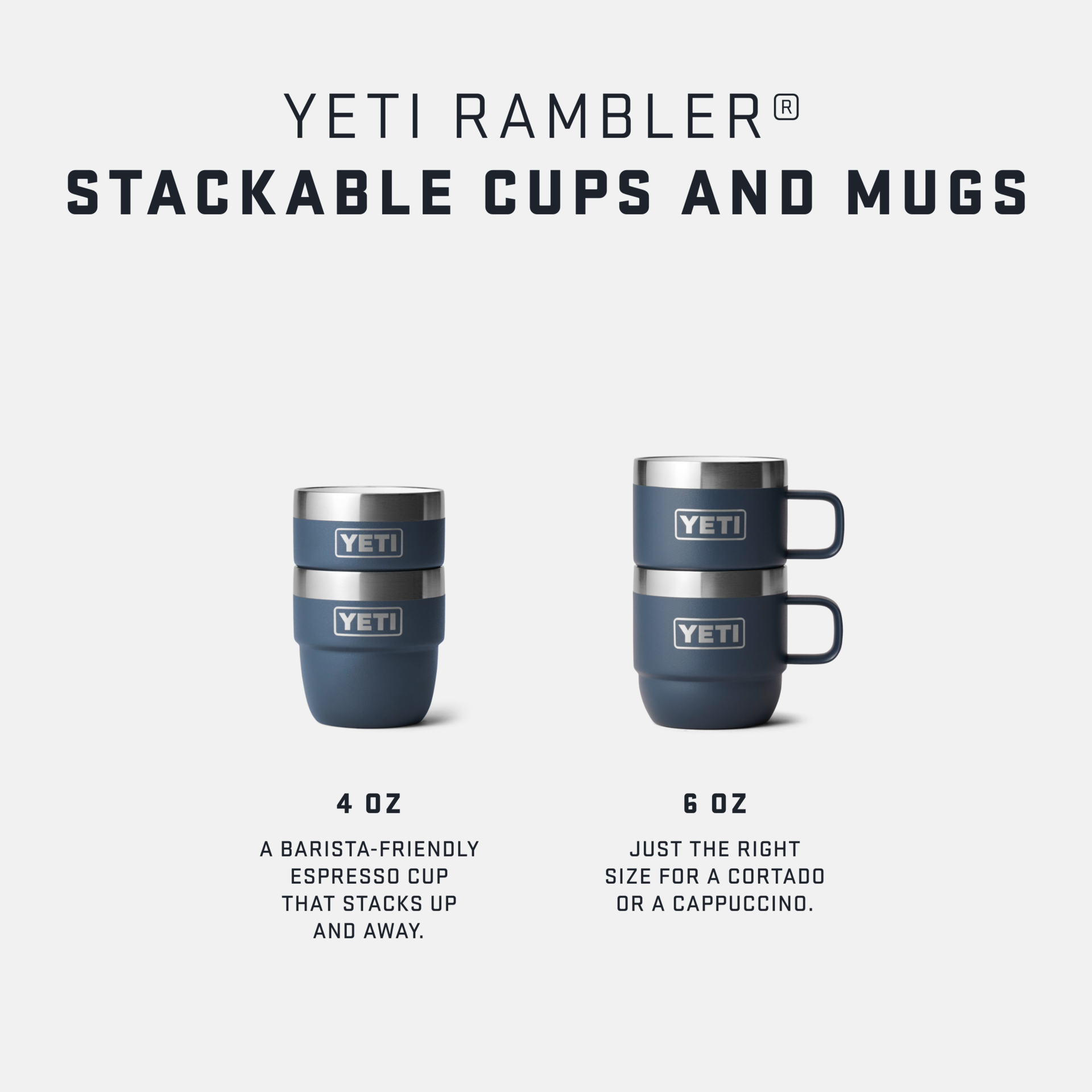 YETI Rambler® 6 oz (177 ml) Stackable Mugs Agave Teal