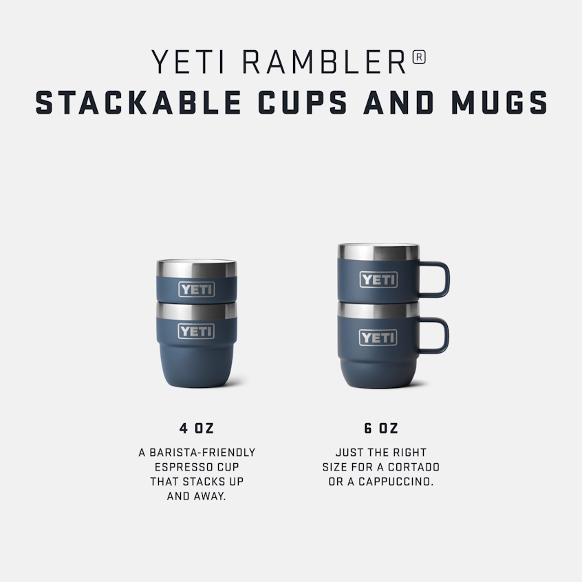 YETI Rambler® 4 oz (118 ml) Stackable Cups Black