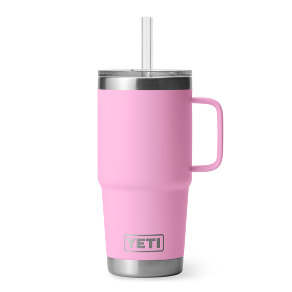 YETI Rambler® 25 oz (710 ml) Straw Mug Power Pink