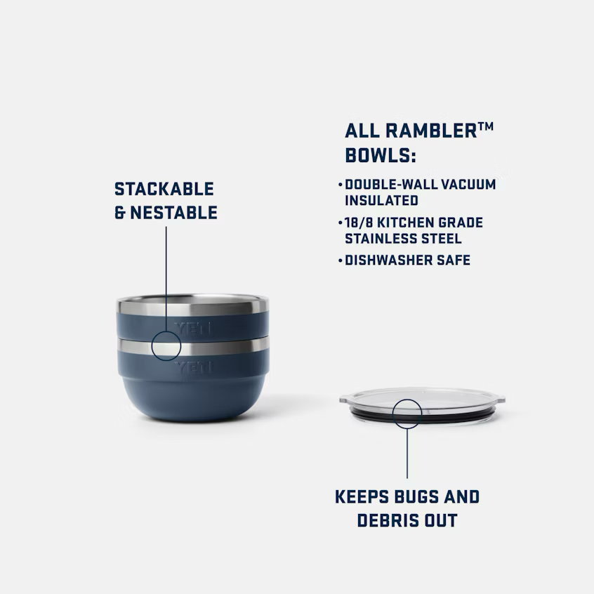YETI Rambler™ Small Insulated Bowl Navy