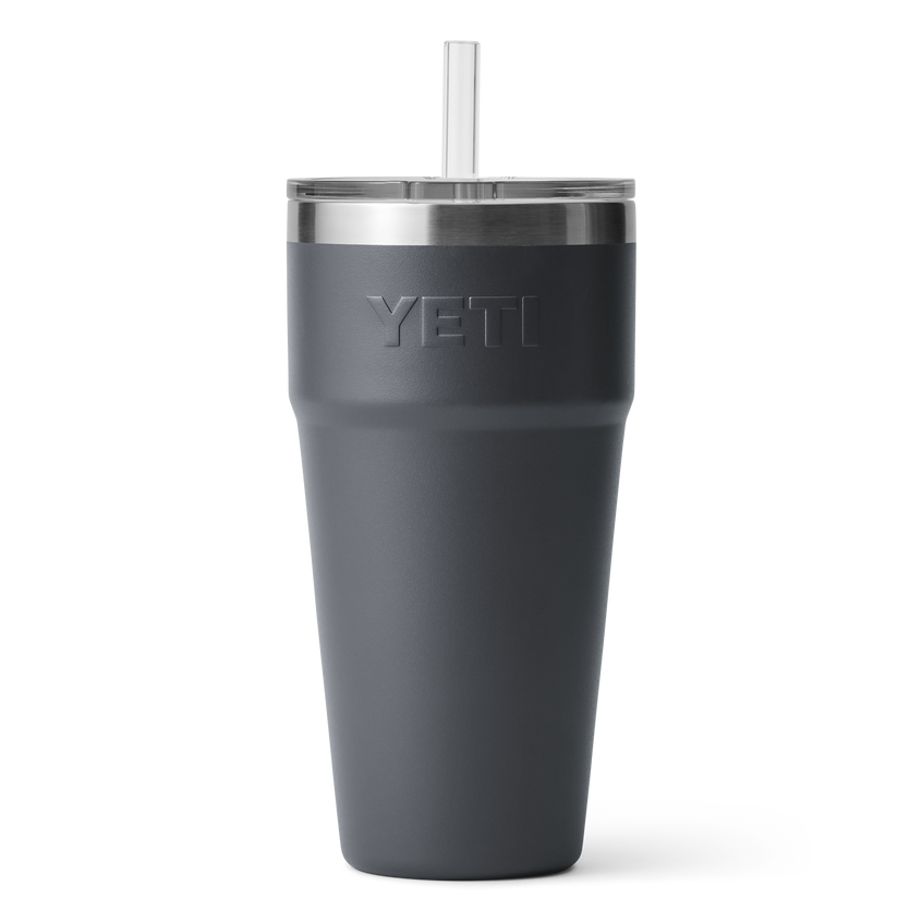 YETI Rambler® 26 oz (760 ml) Straw Cup Charcoal