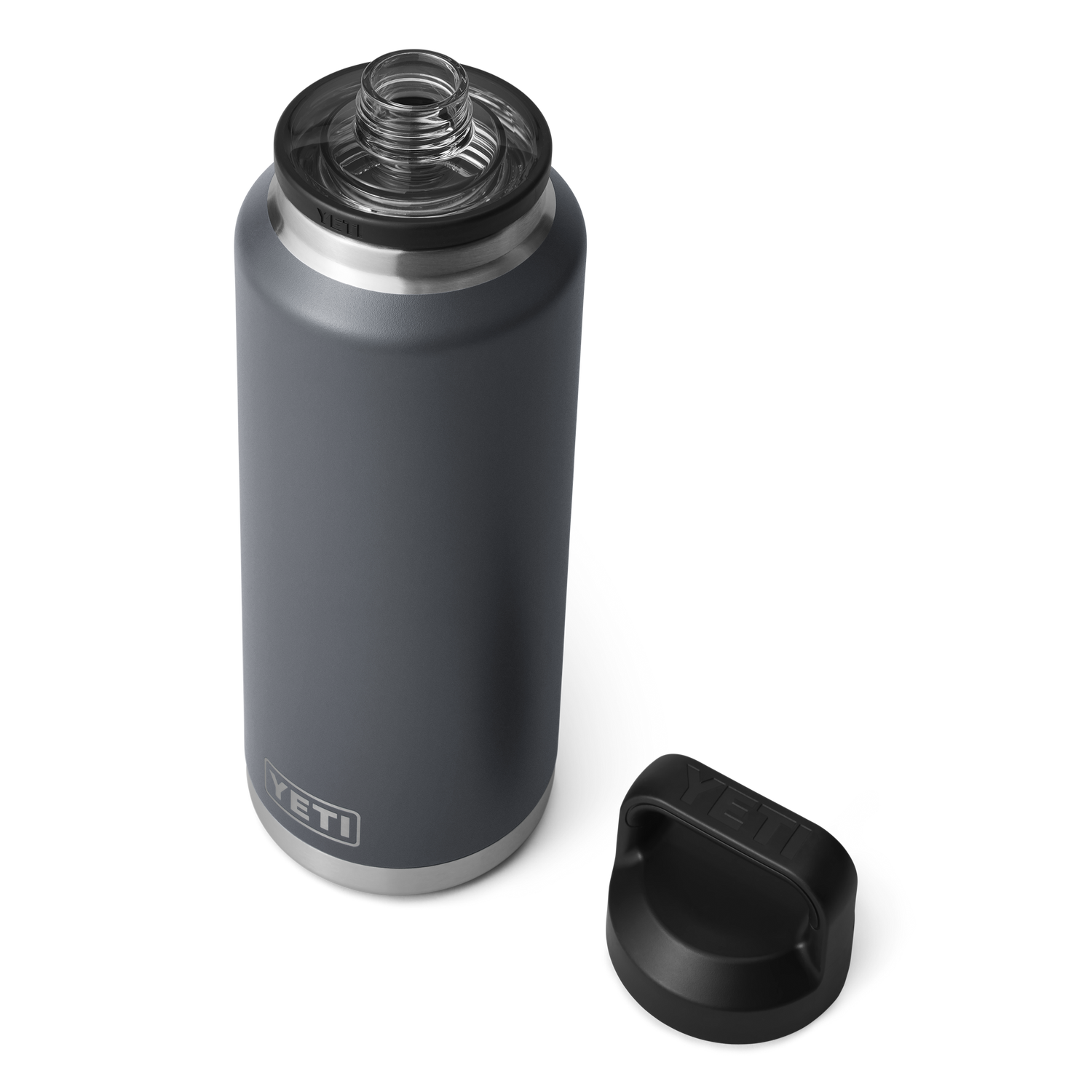 YETI Rambler® 46 oz (1.4 L) Bottle With Chug Cap Charcoal