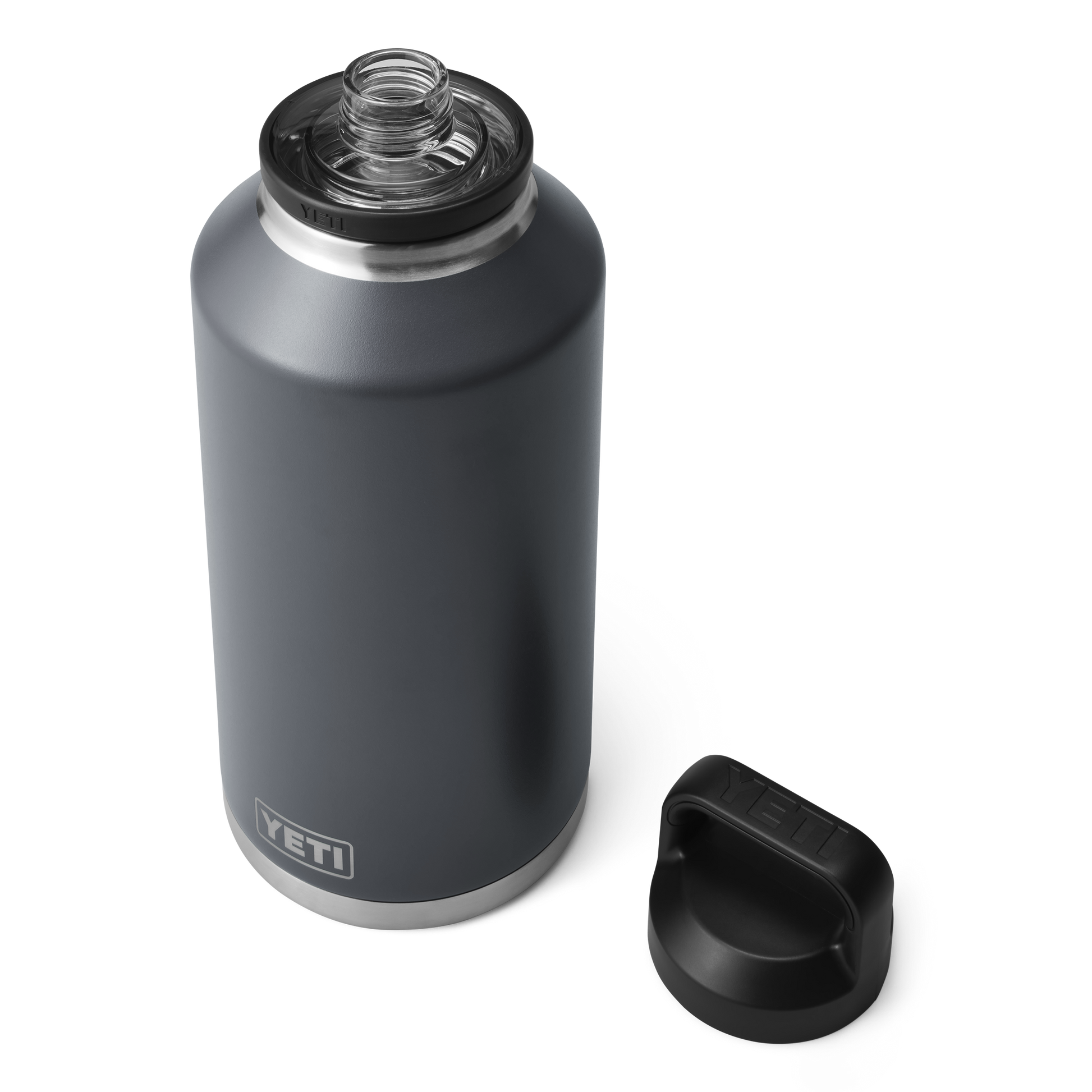 YETI Rambler® 64 oz (1.9 L) Bottle With Chug Cap Charcoal