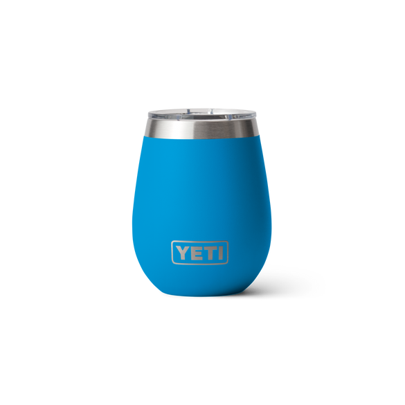 YETI Rambler® 10 oz (296 ml) Wine Tumbler Big Wave Blue