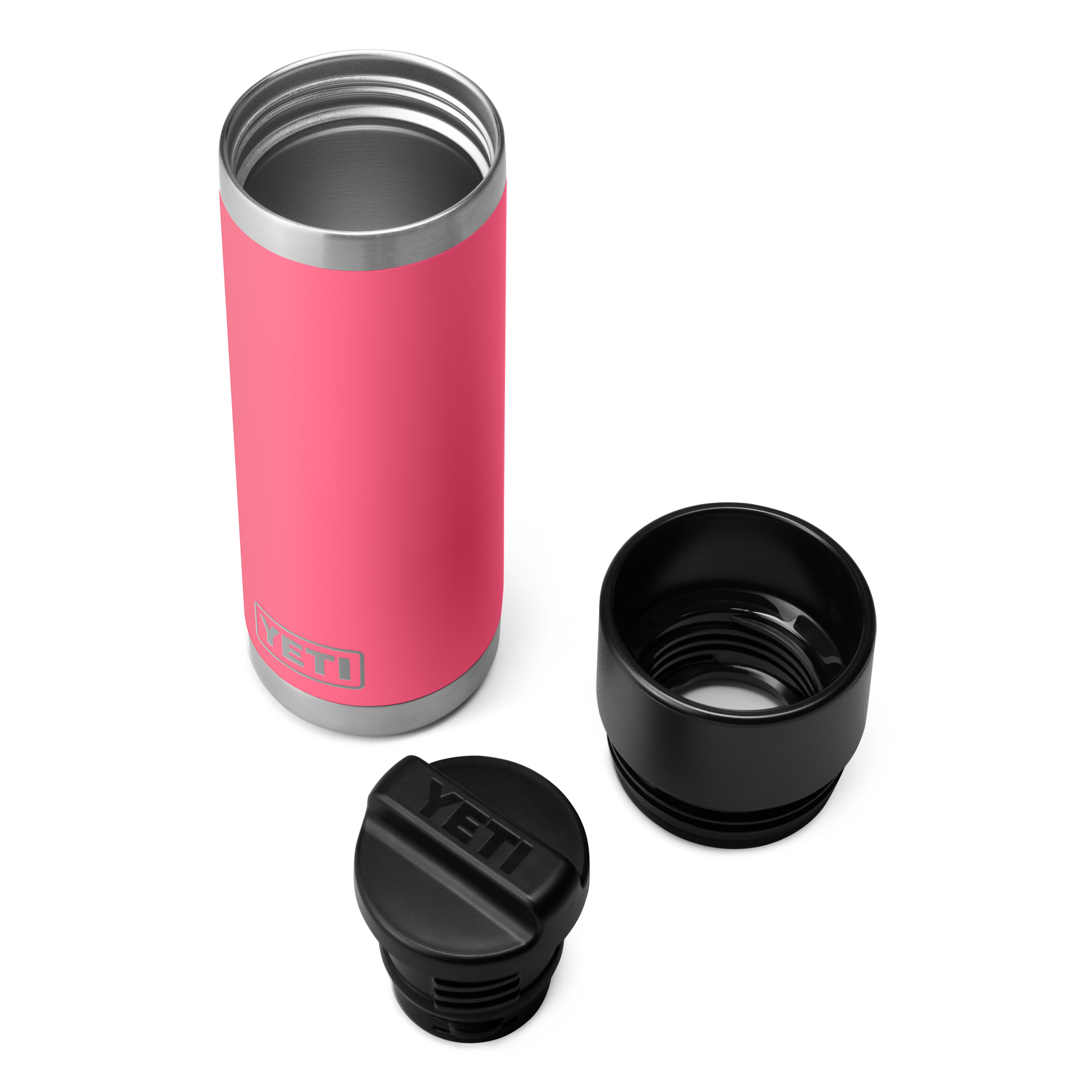 YETI Rambler® 18 oz (532 ml) Bottle With Hotshot Cap Tropical Pink
