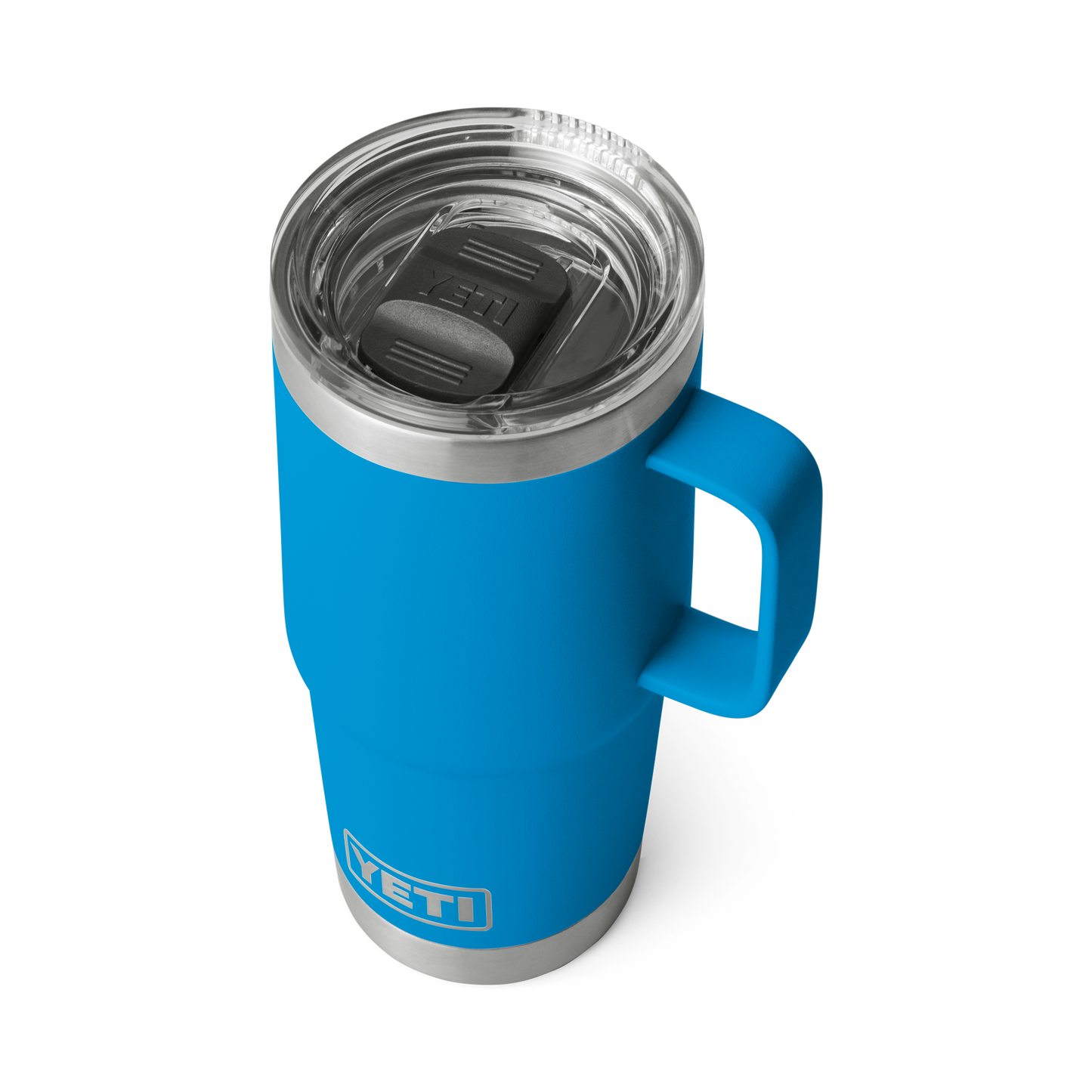 YETI Rambler® 20 oz (591 ml) Travel Mug Big Wave Blue