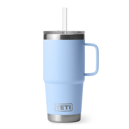 YETI Rambler® 25 oz (710 ml) Straw Mug Big Sky Blue