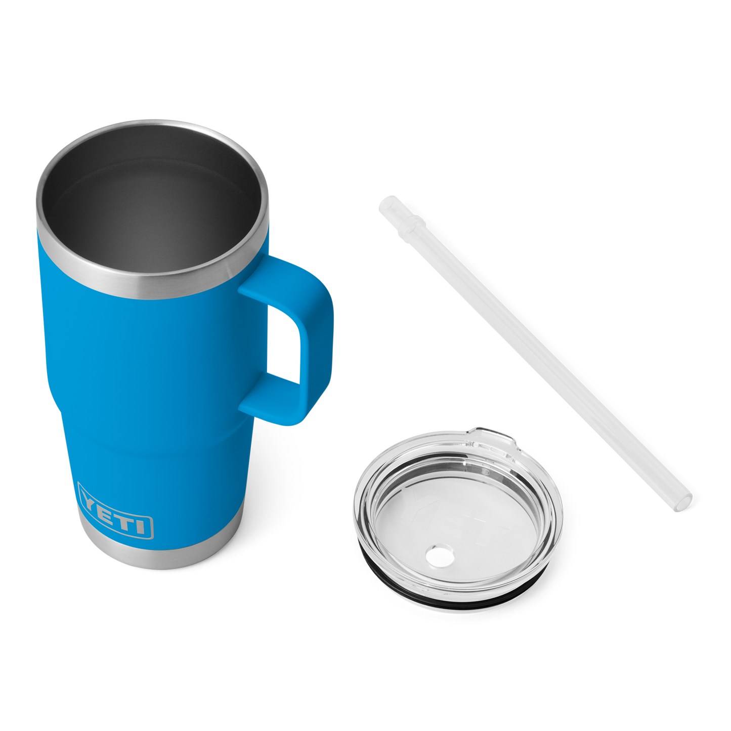 YETI Rambler® 25 oz (710 ml) Straw Mug Big Wave Blue