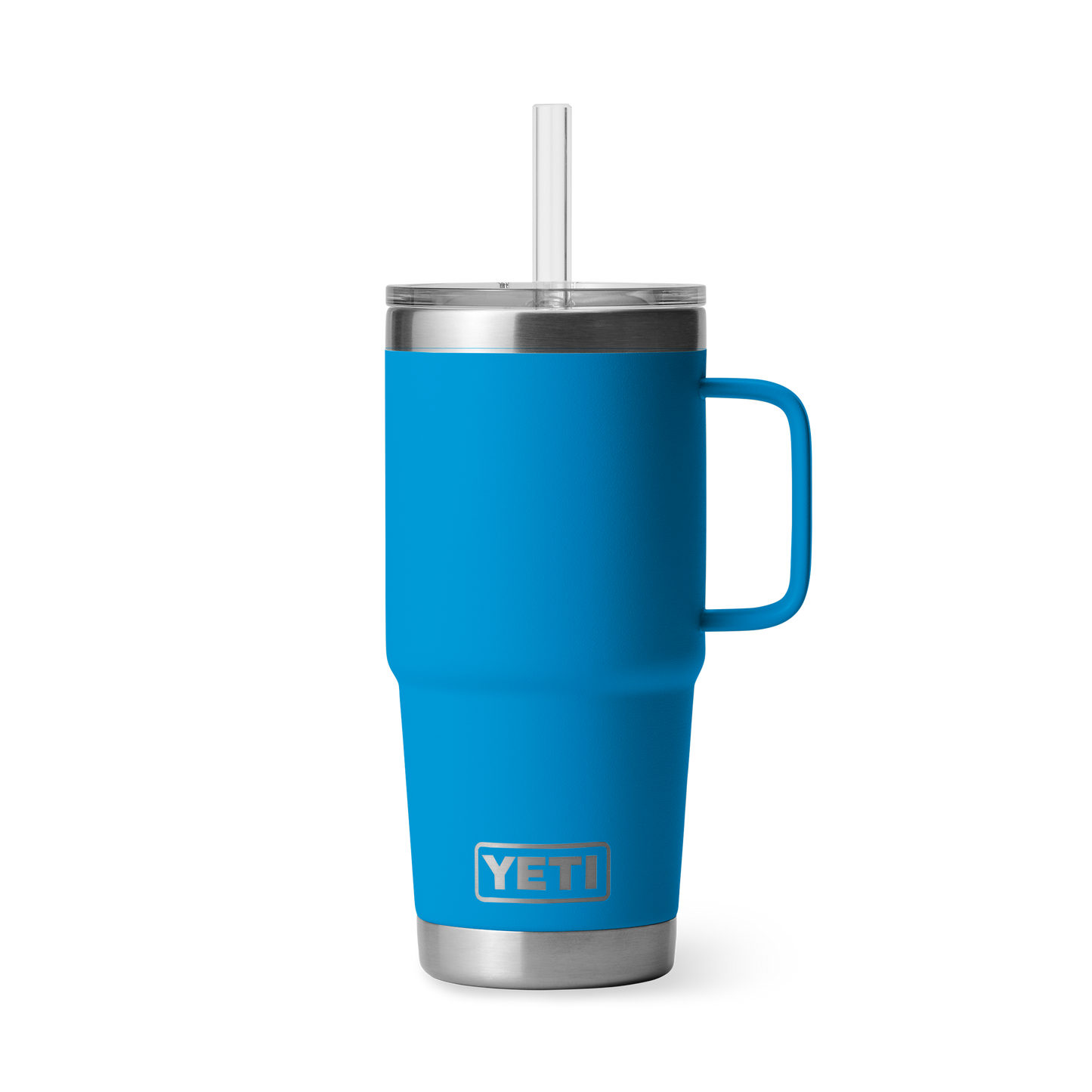 YETI Rambler® 25 oz (710 ml) Straw Mug Big Wave Blue