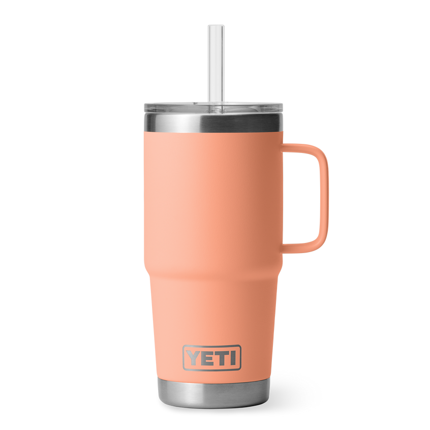 YETI Rambler® 25 oz (710 ml) Straw Mug Lowcountry Peach