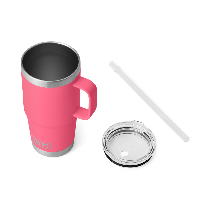 YETI Rambler® 25 oz (710 ml) Straw Mug Tropical Pink