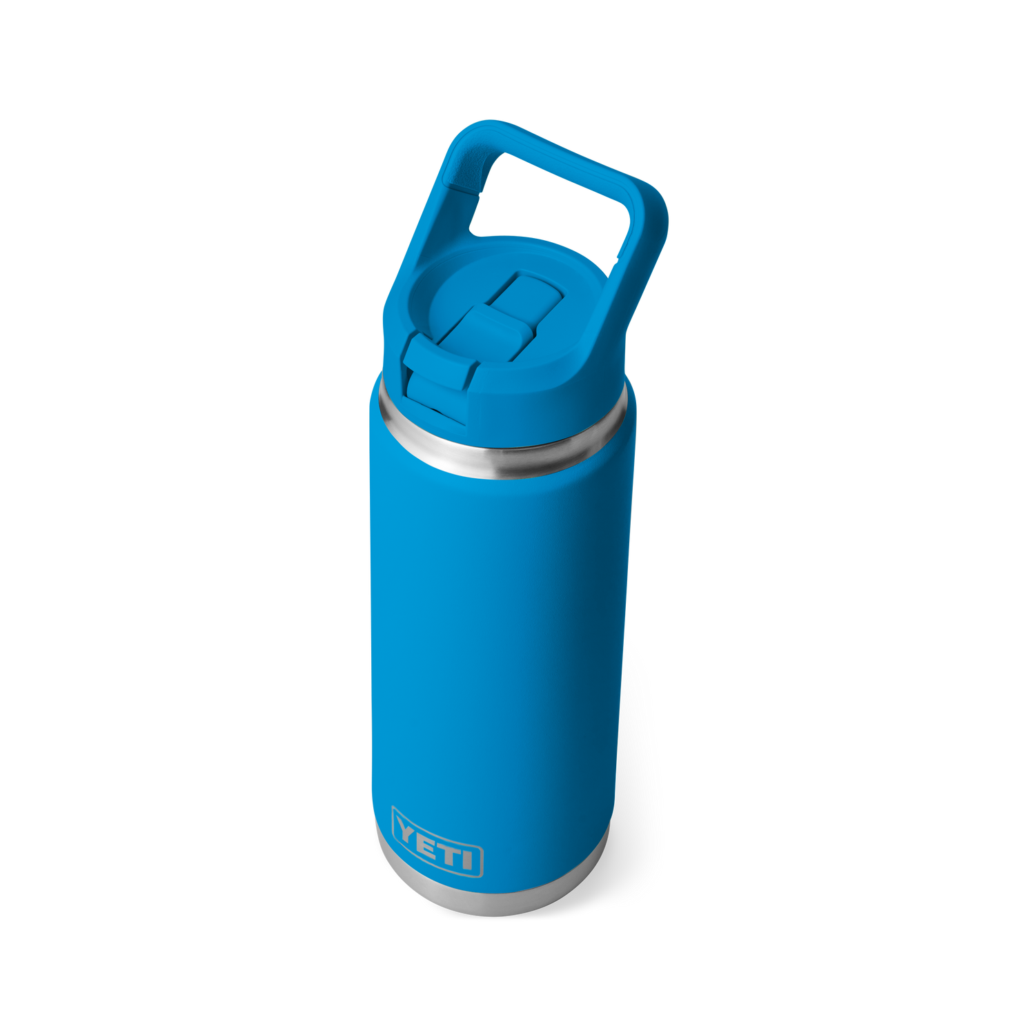 YETI Rambler® 26 oz (769 ml) Bottle With Straw Cap Big Wave Blue