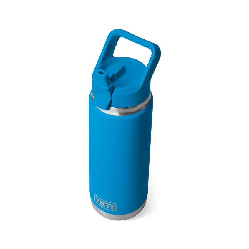 YETI Rambler® 26 oz (769 ml) Bottle With Straw Cap Big Wave Blue